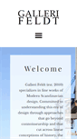 Mobile Screenshot of gallerifeldt.dk